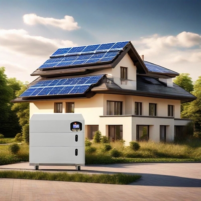 LiFePO4 Hybrid Solarenergie-Kraftwerk Stapelbar 10KW 600Ah Für Villa Backup
