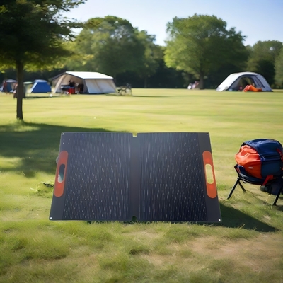 comprar Panel solar fotovoltaico Mono ETFE de 2 pliegues, impermeable, 100W con cable MC4 de 1,1 m online manufacture