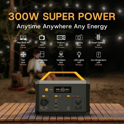 Beli Lifepo4 Portable Solar Power Generator 300W Fast Charging Station untuk penggunaan grosir dan OEM online manufacture