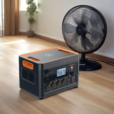 satın al Toptan ve OEM kullanımı için 2000Wh LiFePO4 pil yedeklemesi ile Güneş Hazır 2400W taşınabilir güç jeneratörü online manufacture