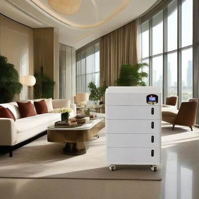 comprar Generador de respaldo solar de batería acumulable para el hogar 40.96kWh con inversor integrado de 5KW para uso mayorista online manufacture