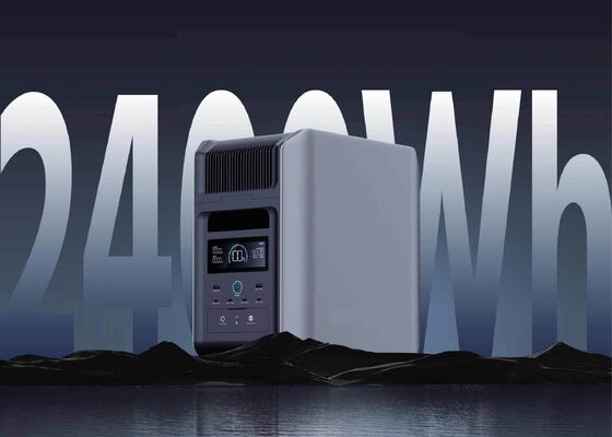 kopen Draagbare 2200W Zonne-energiegenerator met 2400Wh LiFePO4-batterij voor balkons online manufacture