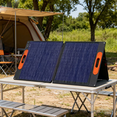 Buy High Efficiency 100W Mono Solar Panel 2-Fold ETFE Portable Power Solution online manufacture