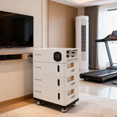 comprar Empilhamento de todo em um sistema de armazenamento de energia solar de 10KW 48,23KWH para uso comercial online manufacture