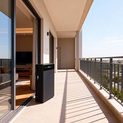 acheter Énergie solaire au balcon 2.4kW 5.12kWh Système LiFePO4 online manufacture