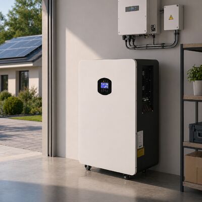 comprar Sistema de Armazenamento de Energia Híbrido Residencial de 10kW com Bateria LiFePO4 de 15,36kWh RS485 CAN WiFi online manufacture