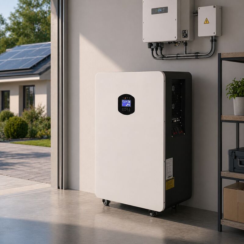 10kW Hybrid Home Energy Storage System with 15.36kWh LiFePO4 Battery