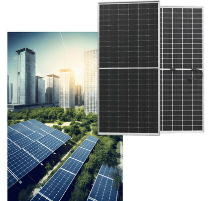 580W Double Glazing TOPCon Solar Panel Glass Glass Structure For Long Term Output for Wholesale and OEM Use